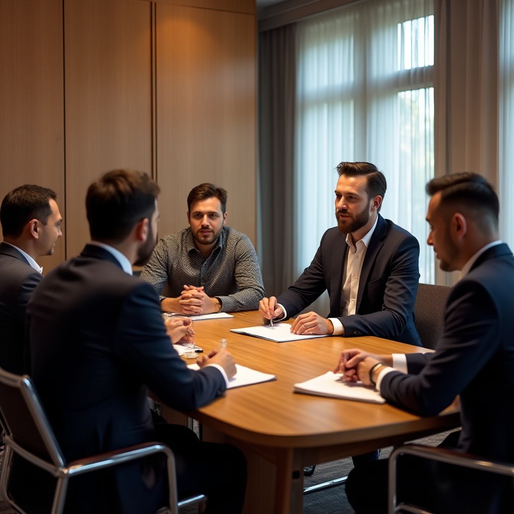Reunión estratégica con clientes