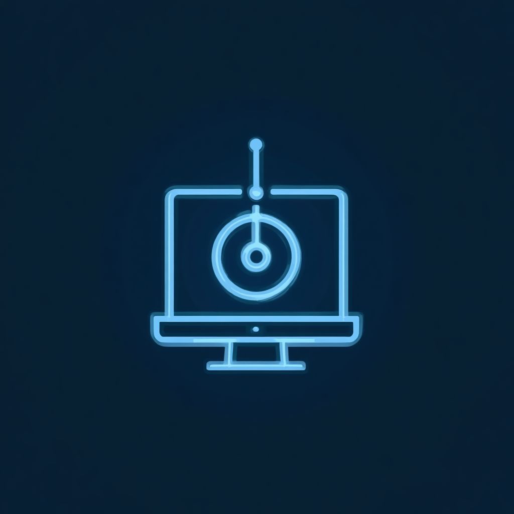 Ícono de tecnología avanzada